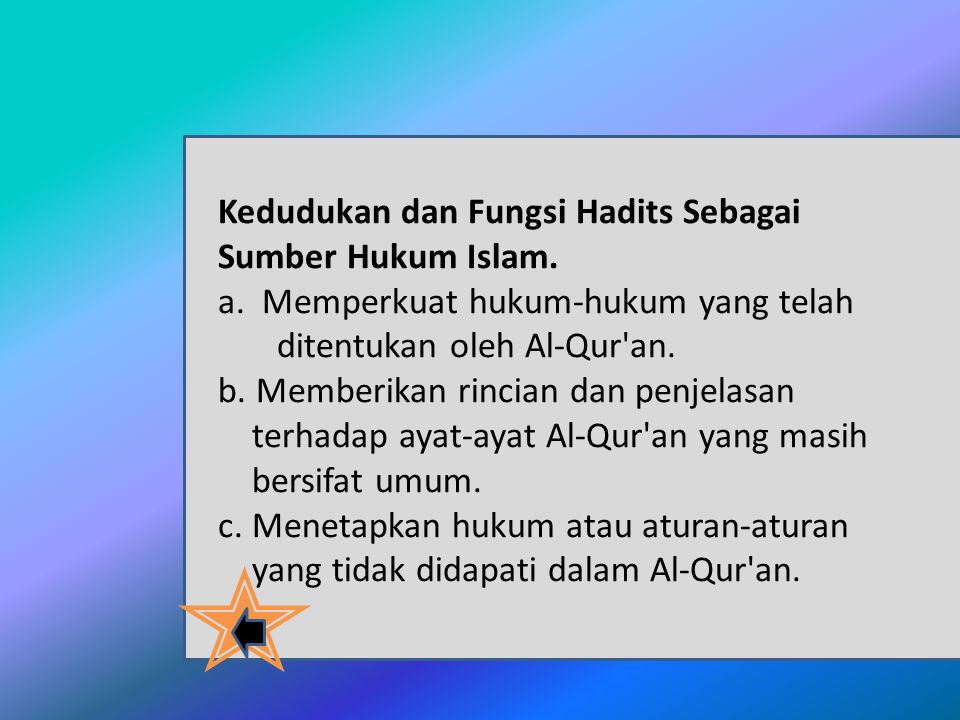 Makalah Hadits Sebagai Sumber Hukum Islam